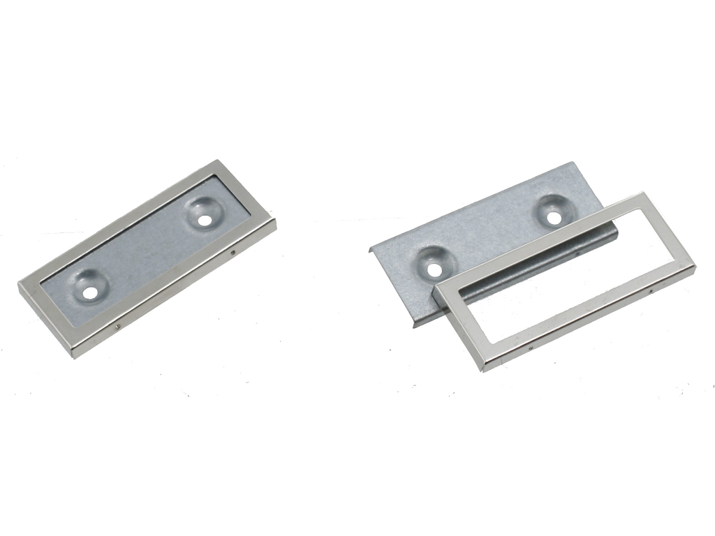 mar123116024on.png PORTAETICHETTA A PRESSIONE mm.60x24h VARIE FINITURE |METALMARC - immagine 1