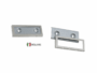 PORTAETICHETTA A PRESSIONE mm.60x24h VARIE FINITURE |METALMARC - immagine 2