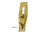 MANIGLIETTA MOBILE CON FORI ESTERNI LIBERTY VERTICALE DA 20x60 mm. OL OTTONE LUCIDO prodotta da METALMARC - immagine 2