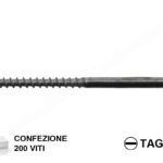 Vite Legno TS Taglio Lucide 200 pz. mm.4,5x80  Marvisa