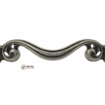 Maniglietta Mobile Interasse 96 mm.165x25h Aida Argento Vecchio   Metal Style