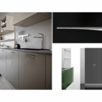 MANIGLIETTA MOBILE INTERASSE 96 DA 170x19x25 mm. ONDA SX prodotta da METAL STYLE