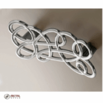 Maniglietta Mobile Interasse 96 mm.140x30h Cromo Lucido   Metal Style