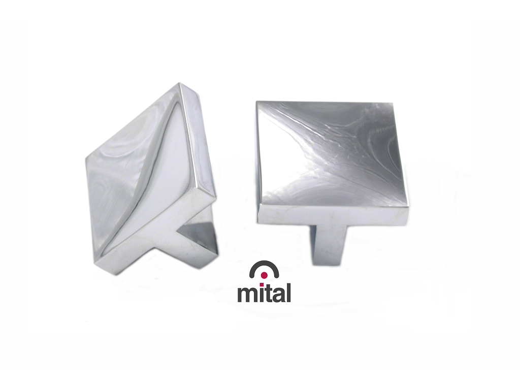 mit150bcrc.png Maniglietta Mobile 150 Interasse 32 Cromo varie misure | Mital - immagine 1