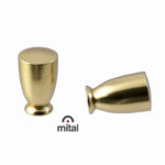 Pomolino Mobile 167 d.10/8x16,5h Placcato Oro Opaco | Mital