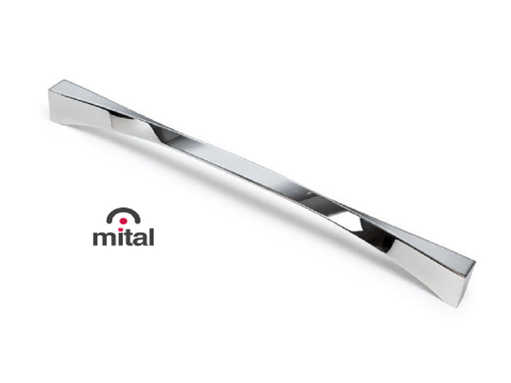 mit3145ccrc.png Maniglietta Mobile 3145 Interasse 224 mm.233x20x30h varie finiture | Mital Fine Serie - immagine 1