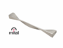 Maniglietta Mobile 3145 Interasse 224 mm.233x20x30h varie finiture | Mital  Fine Serie - immagine 2
