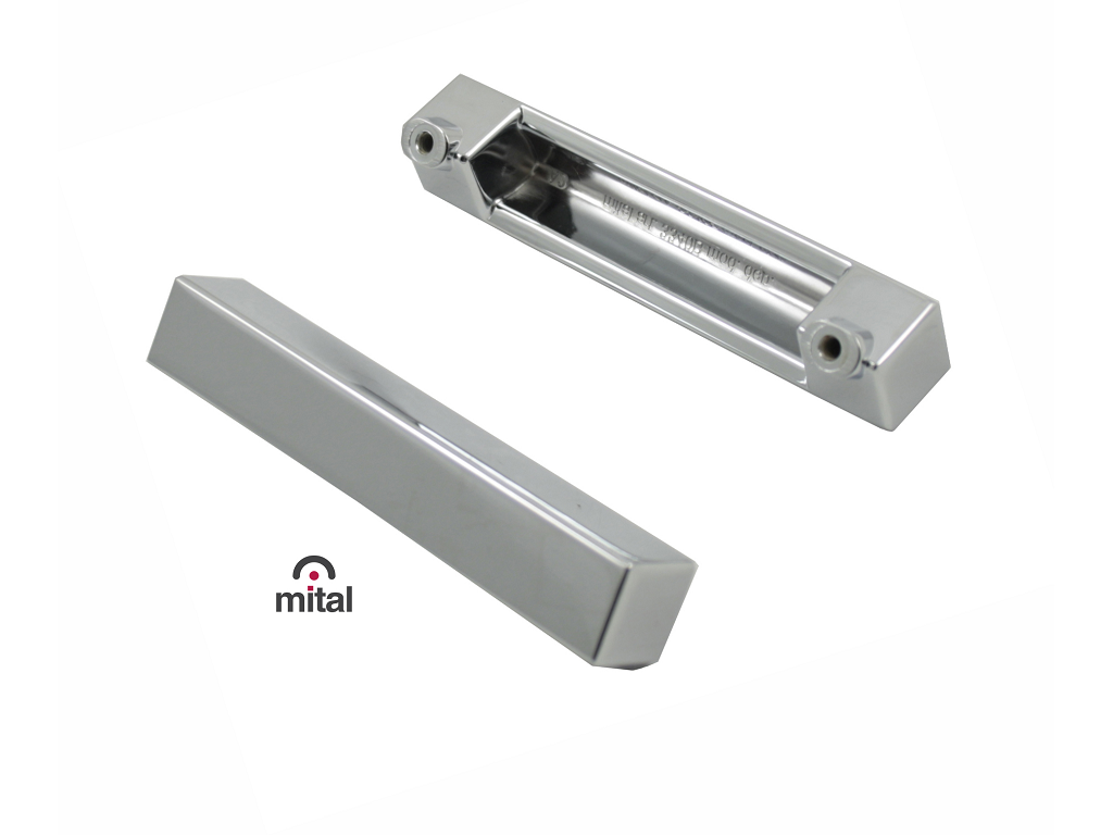 mit3340bcrc.png Maniglietta Mobile 3340 Interasse 96 mm.112x26x24h varie finiture | Mital - immagine 1