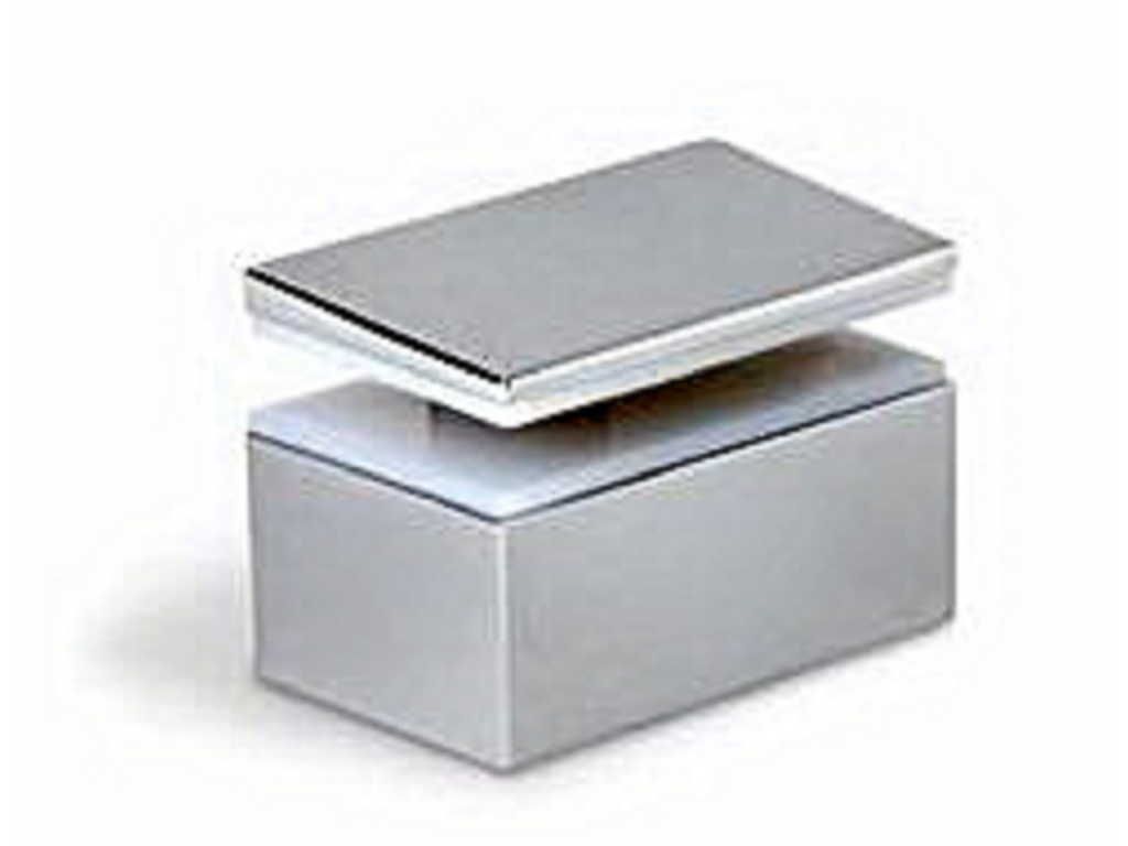 mitrm01aecnh.png Reggimensola RM01 mm.65x43 Spessore Vetro 8-18mm varie finiture | Mital - immagine 1