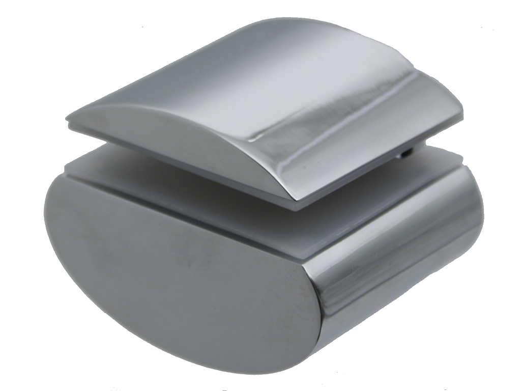 mitrm02acr.png Reggimensola RM02 mm.65x35 Spessore Vetro 8-22mm varie finiture | Mital - immagine 1