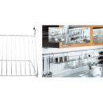 Leggio Pieghevole per Tubo Tondo mm.340x30x380 Cromato  Manart