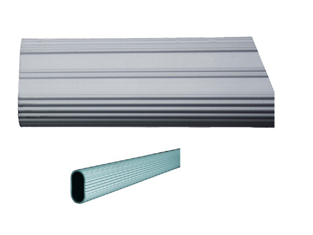 mntm70913263000.png Tubo Ovale Alluminio Rigato mm.30x15 Sp.1,3 Asta cm.300 Anodizzato | Manart - immagine 1