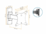 Supporto Tv-Lcd Mod.Monosolution Pl 13-30 kg.15 Nero | Omb Italy - immagine 2