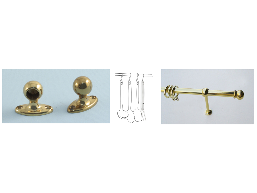 omp86113lc.png SUPPORTO PER TUBO TONDO CIECO IN OTTONE LUCIDO prodotto da OMP PORRO - immagine 1