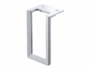Maniglietta Mobile per Bordo Anta Interasse 32 mm.90x50x43h GC011-Cromato Lucido | Pamar - immagine 3