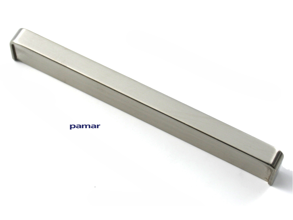 pammn751z140g115.png Maniglietta Mobile Multi Interasse 32-64-96-128 mm.140x10x20h G115-Nichel Satinato Lucido | Pamar - immagine 1