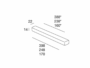 Maniglietta Mobile Interasse 238 mm.248x14x22h G104-Cromato Lucido | Pamar - immagine 2