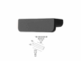 Maniglietta Mobile Interasse 32 mm.44x15x13h varie finiture | Pamar - immagine 4