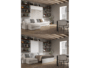 Letto a Scomparsa Apertura Verticale Sistema Manuale Modello Aladino mm.1620x2000 | Pessotto Reti - immagine 10