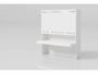 Letto a Scomparsa Apertura Laterale Modello Kit Silvy Singolo Superiore mm.900x2000 | Pessotto Reti - immagine 4