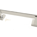Maniglione Eva con Rosette Interasse 210 mm.240x56h Cromo Lucido+Swarovski | Poggi & Mariani