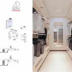 PORTA PENSILE CON PIEGA RAL 9006 GRIGIO mm.15 prodotto da   PROAL