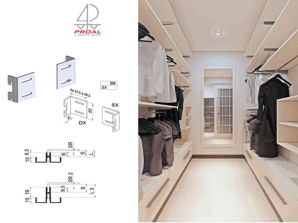 prlm0410f015x6.png PORTA PENSILE CON PIEGA RAL 9006 GRIGIO mm.15 prodotto da PROAL - immagine 1