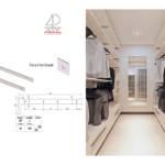 MENSOLA ACCIAIO mod.M3025 SENZA PIEGA mm.425 CON VERSO RAL9006 GRIGIO  prodotto da   PROAL