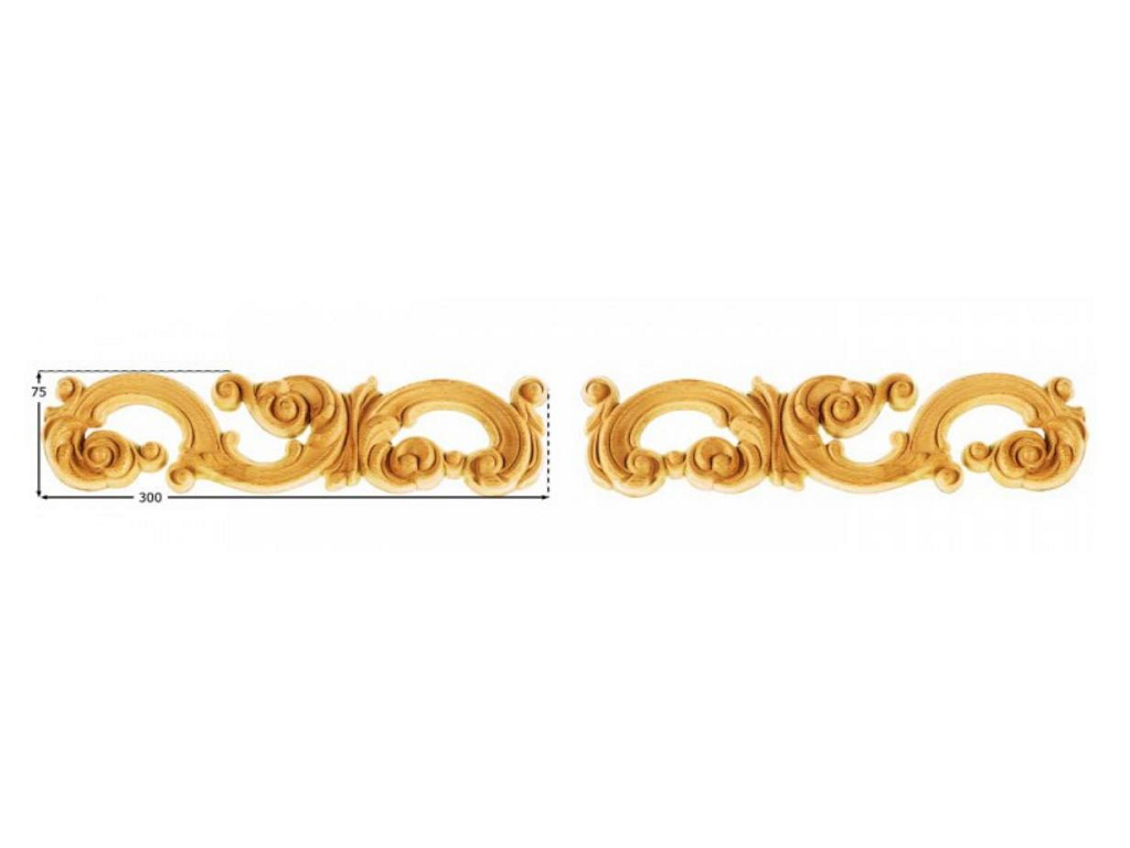 pruakp670bu.png Centri Legno Faggio w300xh75xd13 Pru - immagine 1