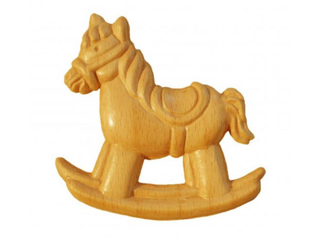prudk5bu.png Modello Cavallino Legno Faggio w80xh75xd7 Pru - immagine 1