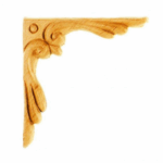 Angolo Legno Faggio w85xh85xd6  Pru