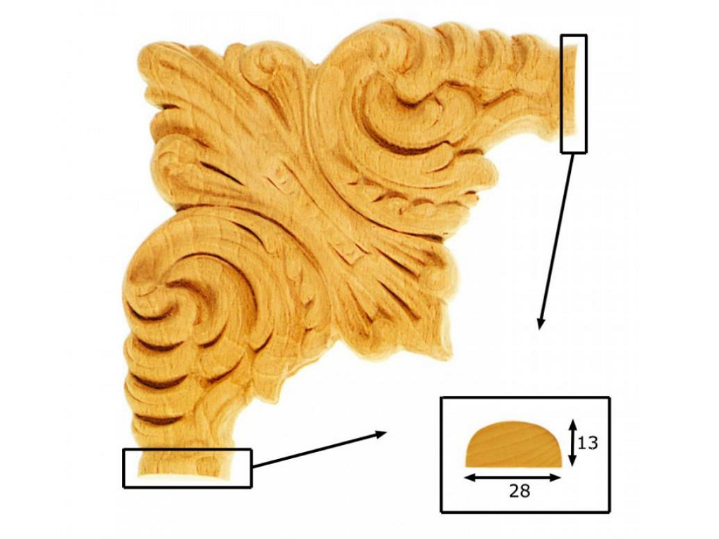 prues239bu.png Angolo Legno Faggio w135xh135xd15 Pru - immagine 1