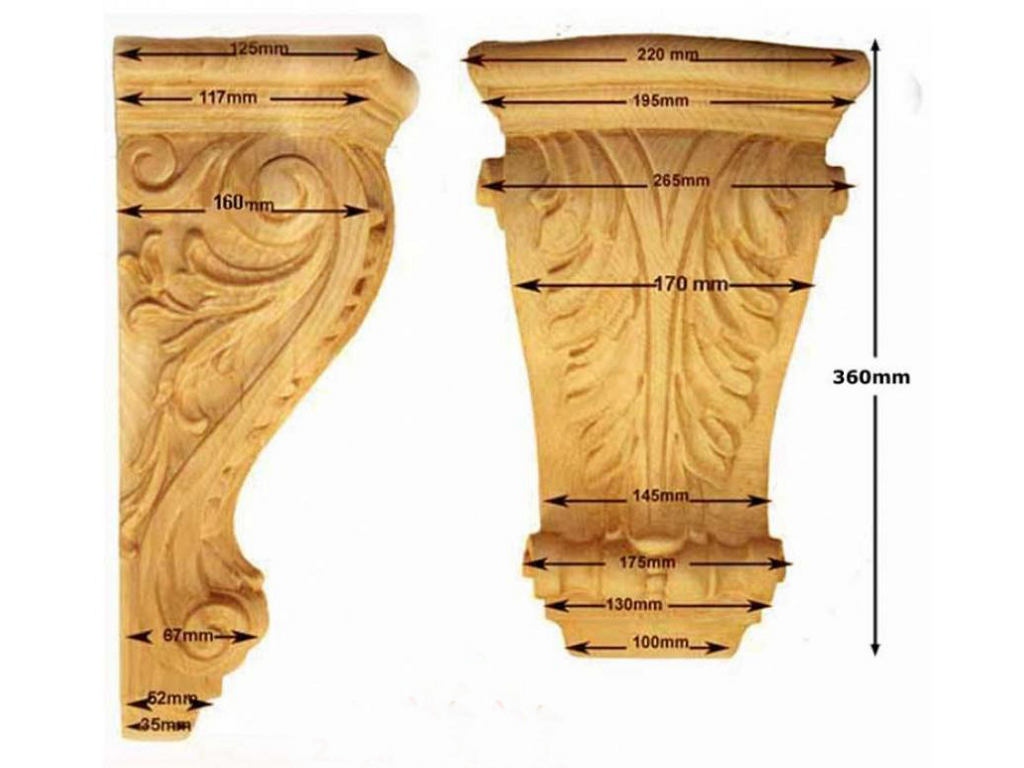 pruka527abu.png Capitello Legno Faggio w220xh360xd160 Pru - immagine 1