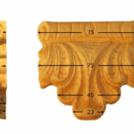 Capitello Legno Faggio w75xh65xd15  Pru