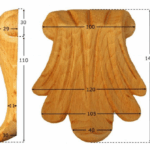 Capitello Legno Faggio w120xh140xd31  Pru