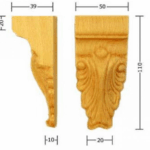 Capitello Legno Faggio w50xh110xd39  Pru