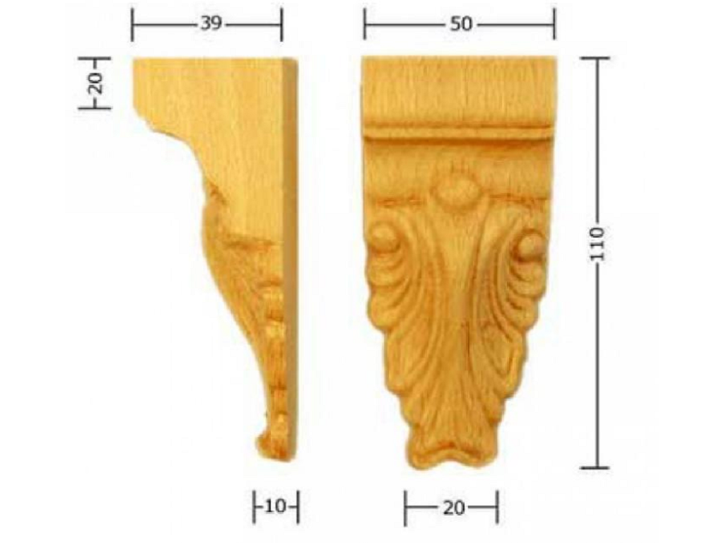 pruka537bu.png Capitello Legno Faggio w50xh110xd39 Pru - immagine 1