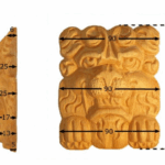 Capitello Legno Faggio w90xh105xd25 Leone  Pru