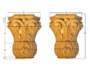 CAPITELLO LEGNO FAGGIO/AYOUS W70xH85xD60-W105xH130xD100-W120xH150xD110-W210xH210xD210-W245xH260xD244-W165xH200xD165- INTERO prodotto da PRU - immagine 2