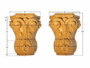 CAPITELLO LEGNO FAGGIO/AYOUS W70xH85xD60-W105xH130xD100-W120xH150xD110-W210xH210xD210-W245xH260xD244-W165xH200xD165- INTERO prodotto da PRU - immagine 3