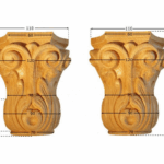 Capitello Legno Faggio w120xh150xd55  Pru