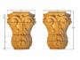CAPITELLO LEGNO FAGGIO/AYOUS W70xH85xD60-W105xH130xD100-W120xH150xD110-W210xH210xD210-W245xH260xD244-W165xH200xD165- INTERO prodotto da PRU - immagine 4