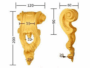 CAPITELLO LEGNO FAGGIO W95xH185xD50 -W120xH200xD60-W80xH160xD40 prodotto da PRU - immagine 3