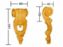 CAPITELLO LEGNO FAGGIO W95xH185xD50 -W120xH200xD60-W80xH160xD40 prodotto da PRU