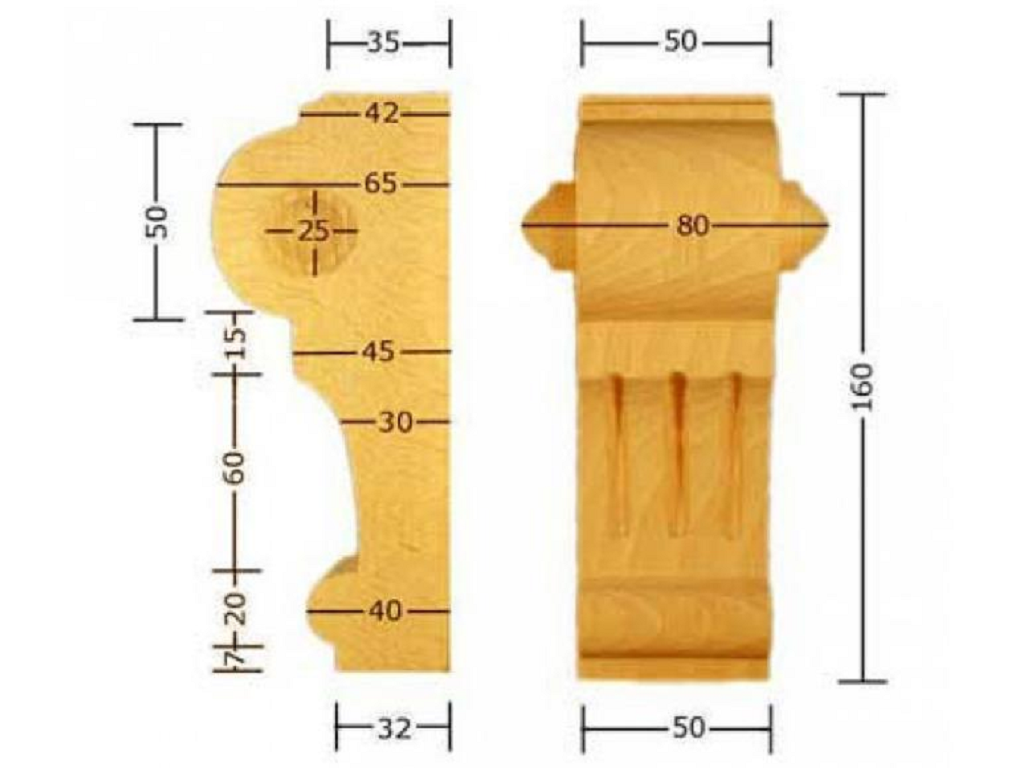 pruka617bu.png Capitello Legno Faggio w80xh160xd65 Pru - immagine 1