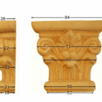Capitello Legno Faggio w85xh75xd28  Pru