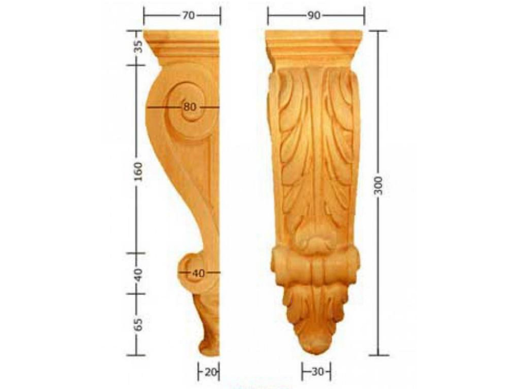 pruka637bu.png Capitello Legno Faggio w90xh300xd80 Pru - immagine 1