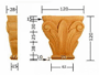 CAPITELLO LEGNO FAGGIO W180xH160xD38- W145xH145xD34-W120xH120xD28-W105xH100xD24- PRU - immagine 4