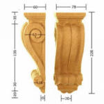CAPITELLO LEGNO FAGGIO W85xH265xD75- W78xH220xD63-W70xH185xD55-W95xH305xD85- W105xH345xD100- W135xH390xD115 prodotto da PRU