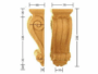 CAPITELLO LEGNO FAGGIO W85xH265xD75- W78xH220xD63-W70xH185xD55-W95xH305xD85- W105xH345xD100- W135xH390xD115 prodotto da PRU
